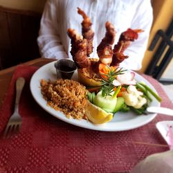 Sardina Cantina - Imperial shrimp plate