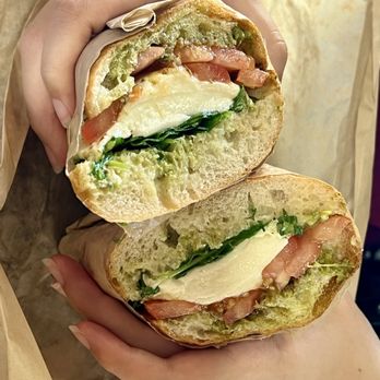Kona Coffee District - Caprese Panini - Coffee & Tea Near Me - Lake Forest, California Kona Coffee District - Caprese Panini - Coffee & Tea Near Me - Lake Forest, California
