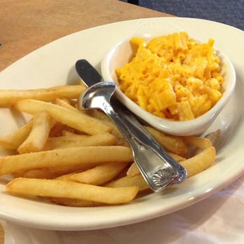 Dad's Cafe - Kids menu macaroni & cheese with fries. Looks like Kraft mac & cheese, but that's what MOST kids like, my daughter LOVES it! - Breakfast & Brunch Near Me - Brentwood, California Dad's Cafe - Kids menu macaroni & cheese with fries. Looks like Kraft mac & cheese, but that's what MOST kids like, my daughter LOVES it! - Breakfast & Brunch Near Me - Brentwood, California