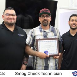 Master Automotive Training - Great Group of Students completing their Smog Check Inspector Program!