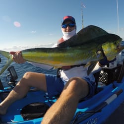 Deep Blue Kayak Fishing - Mahi Mahi off Palm Beach