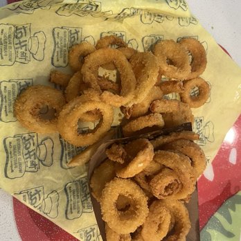 The Hat - Loads of onion rings - Burgers Near Me - Las Vegas, Nevada