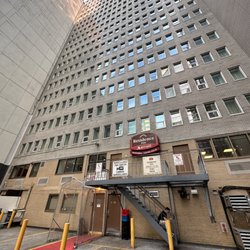 Back part of the building
