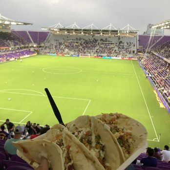 Inter & Co Stadium - Tacos before the match starts - Stadiums & Arenas Near Me - Orlando, Florida