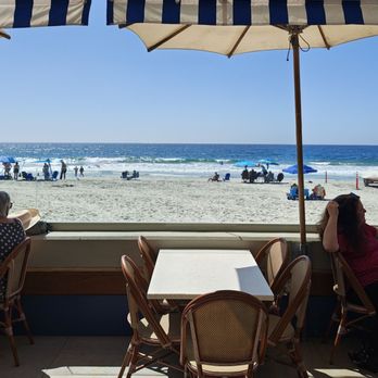 Poseidon On The Beach - Partial view of the outdoor patio seating - Seafood Near Me - Del Mar, California Poseidon On The Beach - Partial view of the outdoor patio seating - Seafood Near Me - Del Mar, California