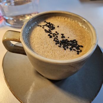 855 Aloha - Espresso Martini -ish.  Something in it I didn't like...ginger maybe? - Japanese Near Me - Honolulu, Hawaii