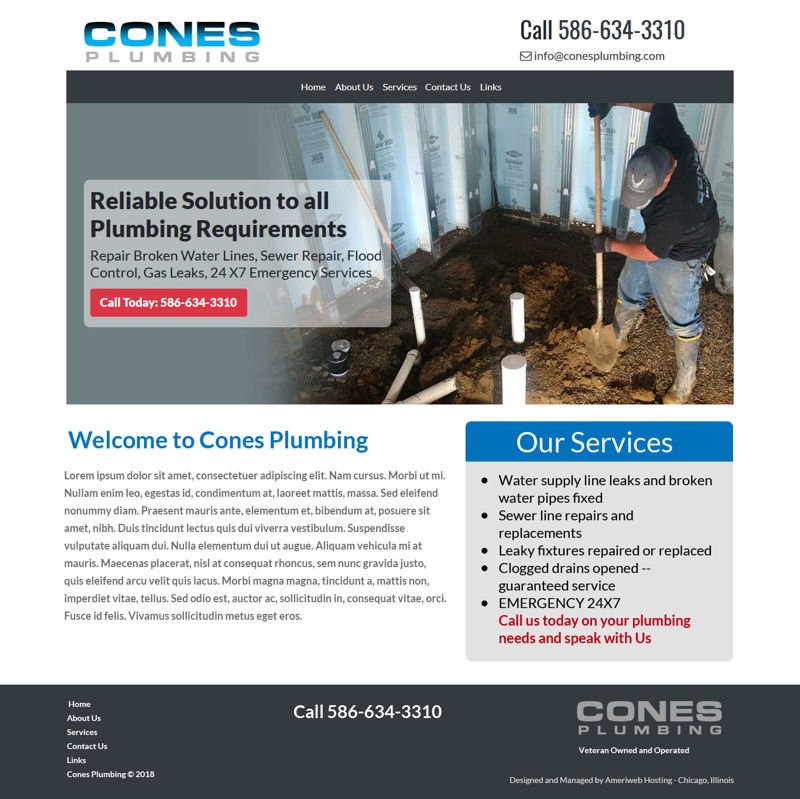 Slide of Cones Plumbing