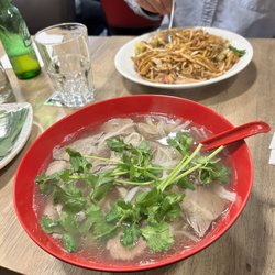 Chez Cay - Pho and noodles with chicken.