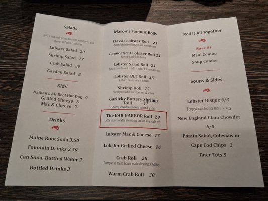 Menu photo 4 Mason’s Famous Lobster Rolls Ridgewood, NJ