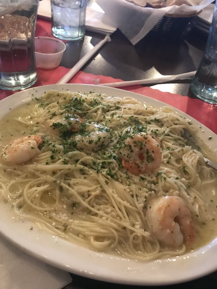 Order Shrimp Scampi food online from Campobello's Cucina Italiana store, East Amherst on bringmethat.com