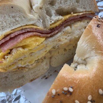 Perry's Bagel Cafe - Taylor ham Sausage, Egg and Cheese Sandwich - Bagels Near Me - Paramus, New Jersey