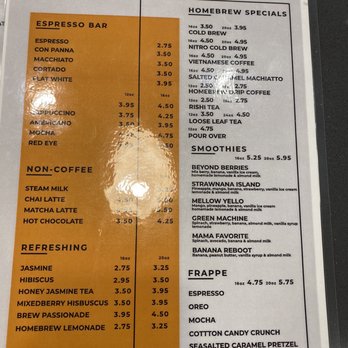 Homebrew Coffee Shop & Eatery - Coffee menu - Coffee & Tea Near Me - Katy, Texas Homebrew Coffee Shop & Eatery - Coffee menu - Coffee & Tea Near Me - Katy, Texas