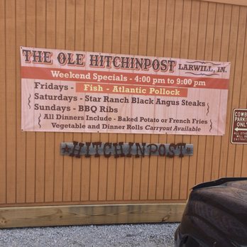 Ole Hitchin' Post - Burgers Near Me - Larwill, Indiana