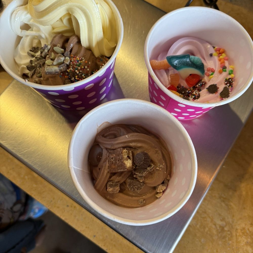 Yogurt Jungle - Dole Whip with chocolate and vanilla with some other random toppings my toddlers picked out - Ice Cream & Frozen Yogurt Near Me - Maricopa, Arizona Yogurt Jungle - Dole Whip with chocolate and vanilla with some other random toppings my toddlers picked out - Ice Cream & Frozen Yogurt Near Me - Maricopa, Arizona