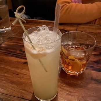 Bumpa’s - Living on a Pear and the Bumpa's old fashioned - Gastropubs Near Me - Charleston, South Carolina