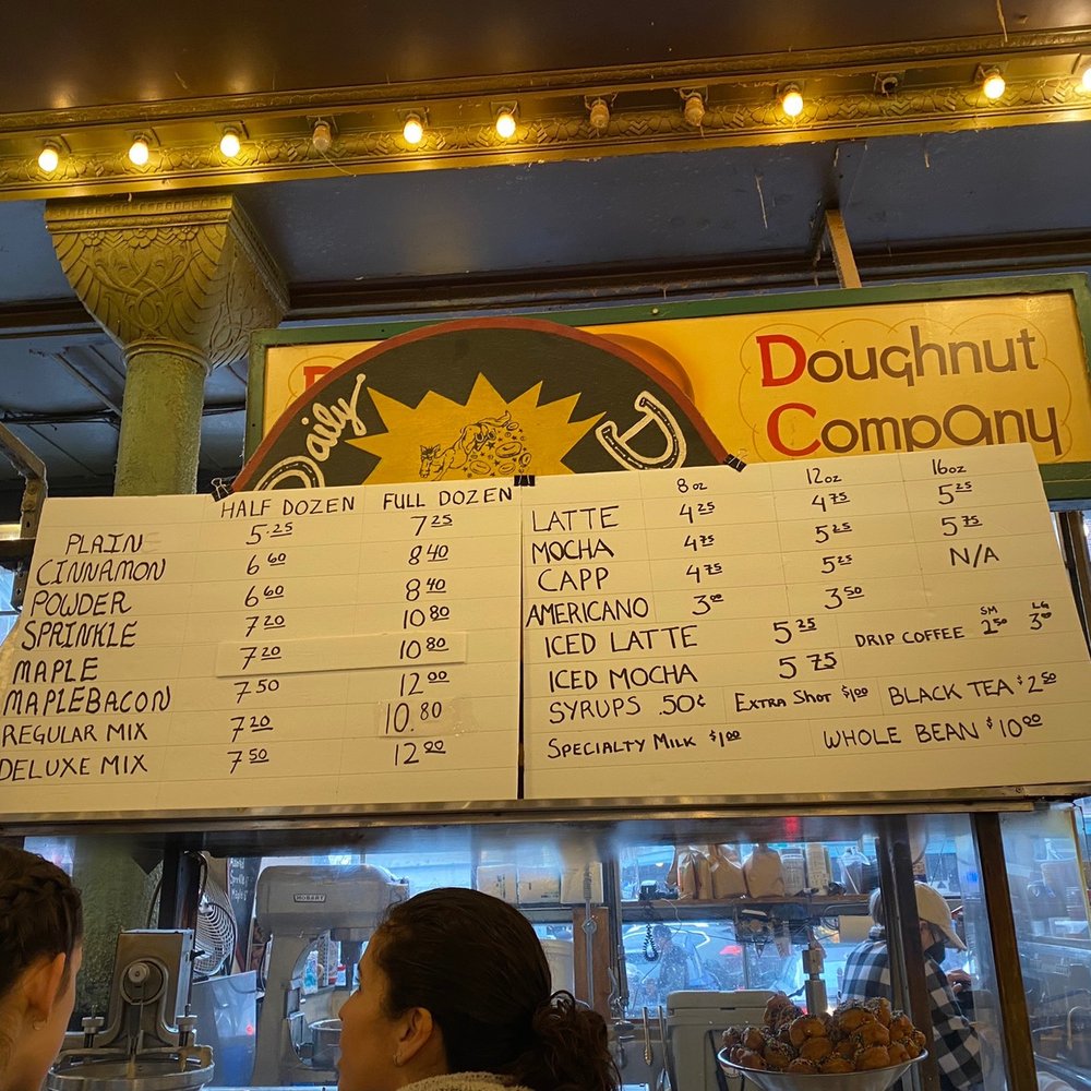 Daily Dozen Doughnut - Menu - Bakeries Near Me - Seattle, Washington Daily Dozen Doughnut - Menu - Bakeries Near Me - Seattle, Washington