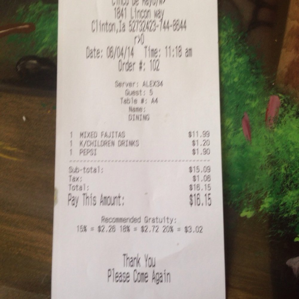 Cinco De Mayo - What full price for cross contaminated food? - Mexican Near Me - Clinton, Iowa Cinco De Mayo - What full price for cross contaminated food? - Mexican Near Me - Clinton, Iowa