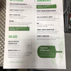 Brewery Heights - Menu