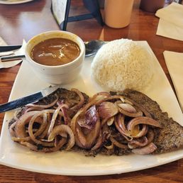 from nyc, and I really enjoyed the good I got here ! Had a steak and onions with white rice and beans from nyc, and I really enjoyed the good I got here ! Had a steak and onions with white rice and beans