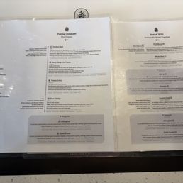 Omakase menus! Omakase menus!