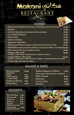 Menu photo 8 MAKANI Orlando, FL