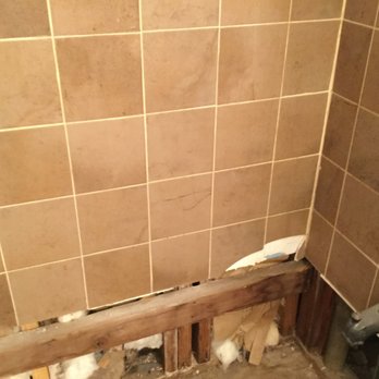 KPM Restoration - Bathroom tore out porcelain tub, routined wall tile. - Damage Restoration Near Me - Kingston, New York