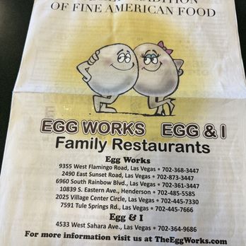 Egg & I - Menu - Breakfast & Brunch Near Me - Las Vegas, Nevada