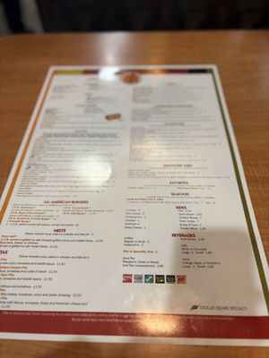Menu photo 4 Cadillac Square Diner Detroit, MI Menu photo 4 Cadillac Square Diner Detroit, MI