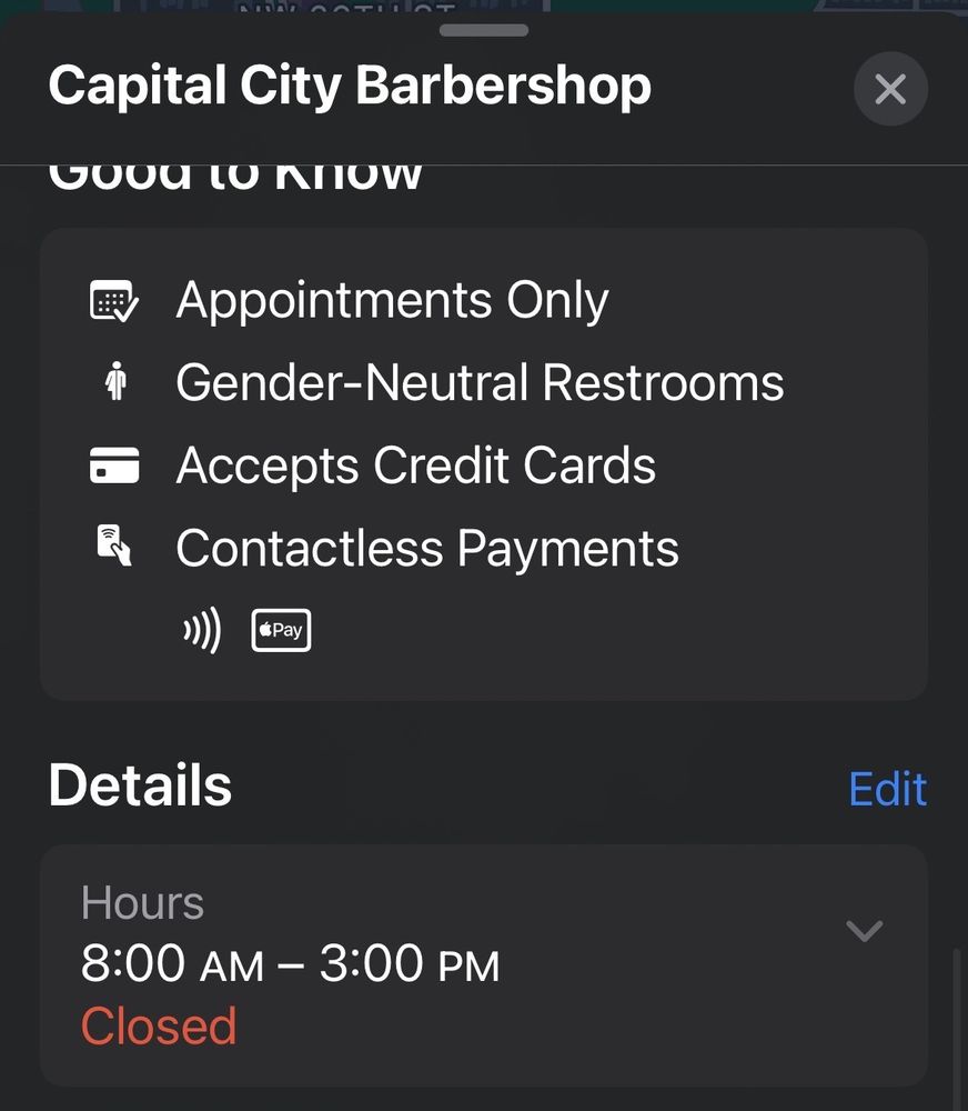 Capital City Barber Shop Logo