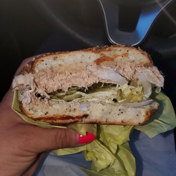 Donuts Xpress - Tuna on everything bagel - Donuts Near Me - Ontario, California Donuts Xpress - Tuna on everything bagel - Donuts Near Me - Ontario, California