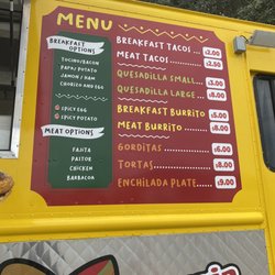 Taqueria Obregon - Menu!