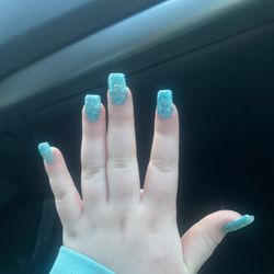 Natural Nails - These nails are acrylics and they're the best and comfortable acrylics I ever had