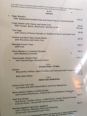Menu photo 5 The Rail Stop Restaurant The Plains, VA Menu photo 5 The Rail Stop Restaurant The Plains, VA