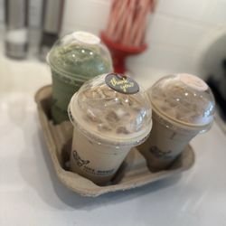 Luce Ave Coffee - Best way to start the day! Iced Cream Americano, and Delight Matcha