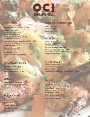 Menu photo 8 OCI Bar & Grill Hulmeville, PA Menu photo 8 OCI Bar & Grill Hulmeville, PA