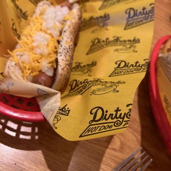 Dirty Frank's Hot Dog Palace - Chili dog with onions - Hot Dogs Near Me - Columbus, Ohio Dirty Frank's Hot Dog Palace - Chili dog with onions - Hot Dogs Near Me - Columbus, Ohio