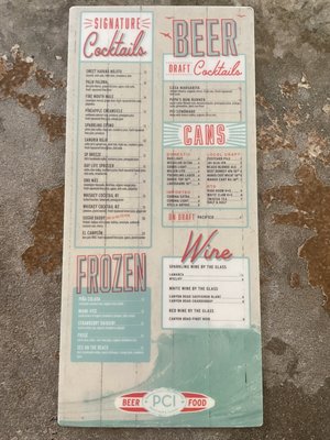 Menu photo 2 PCI Beach Bar St Pete Beach, FL Menu photo 2 PCI Beach Bar St Pete Beach, FL