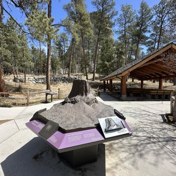 Devils Tower KOA - Nice 3D model of Devil's Tower with information on each side of it. - Campgrounds Near Me - Devils Tower, Wyoming