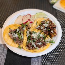 Taqueria Tierra Caliente - Lengua, Cabeza and Buche Tacos