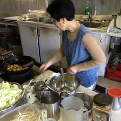 Kim's Oriental Market - Kim cooking