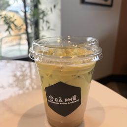Pistachio latte