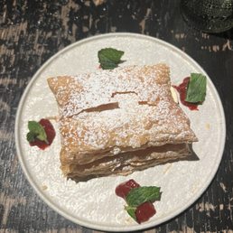 Strawberries and cream puff