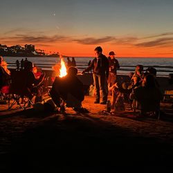 Congregation Dor Hadash - Campfire Havdalah at La Jolla Shores