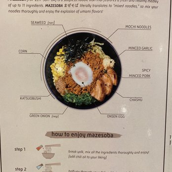 Dashiwa Ramen - 8/2021 menu - Ramen Near Me - Arcadia, California