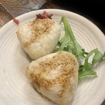 Ginya Izakaya - Yaki Onigiri, wasn't pretty but tasted very good! - Sushi Bars Near Me - Atlanta, Georgia Ginya Izakaya - Yaki Onigiri, wasn't pretty but tasted very good! - Sushi Bars Near Me - Atlanta, Georgia
