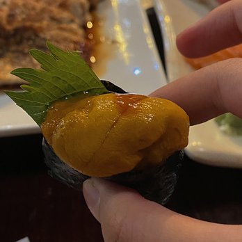 Tokyo Shokudo - a person holding a piece of food - Japanese Near Me - Duluth, Georgia Tokyo Shokudo - a person holding a piece of food - Japanese Near Me - Duluth, Georgia
