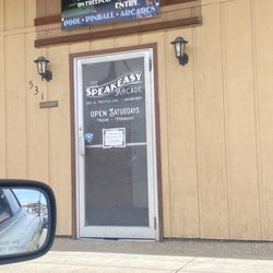 The Speakeasy Arcade - Outside of the bldg