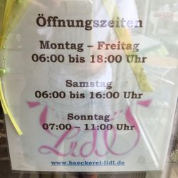 LiDL - Die Öffnungszeiten