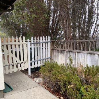 Maya’s Fences - View of the old entrance gate being replaced - Fences & Gates Near Me