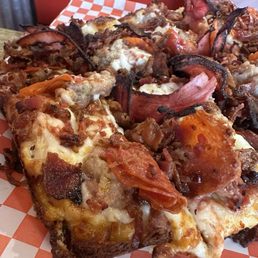 Detroit Pizza - The Meat Pizza Detroit Pizza - The Meat Pizza